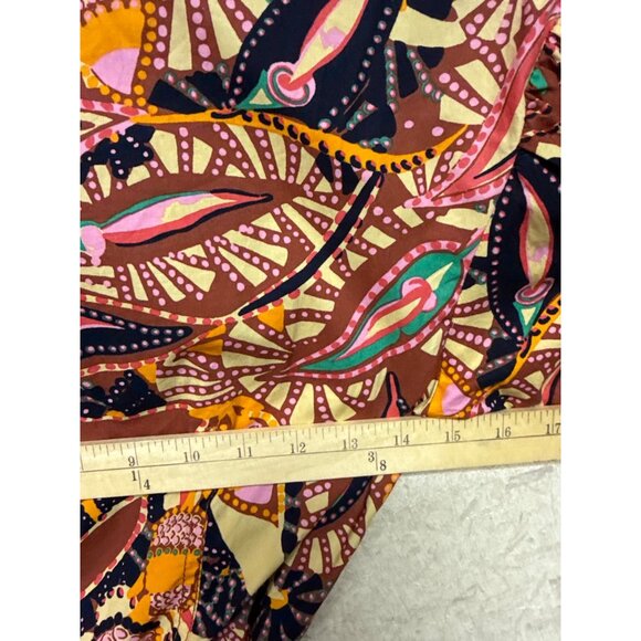 A.L.C. Carey Women's Dress Printed Puff Sleeve Mini V-Neck Fit Flare Size 0 NEW - Picture 8 of 13